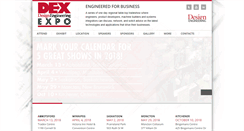 Desktop Screenshot of dexexpo.com